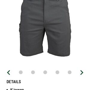 Key Apparel Men’s Triad‎ Shorts, Slate Gray, Size 40, 9” Inseam, NWT, 7 Pockets